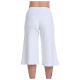 Target Γυναικείο παντελόνι French Terry Zip Cullote ''Cherry''